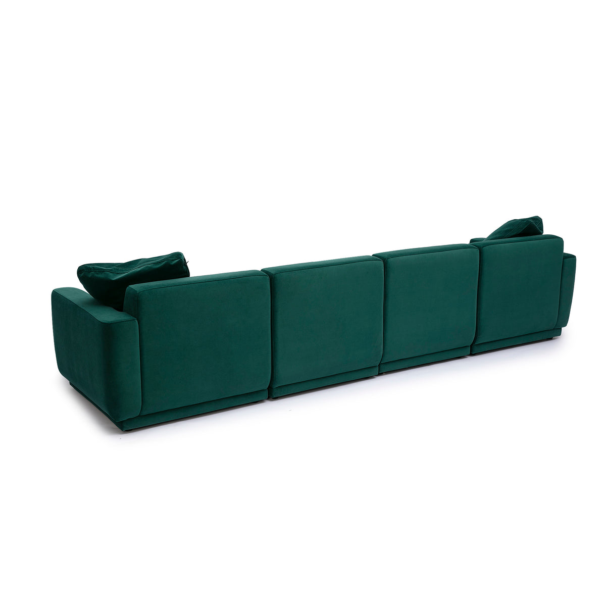 Perry Modular Sofa (96"-124") - Deep Green / 96" - Image 9