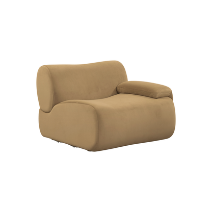 Zenith Modular Corner Chair - Brown / RAF - Image 2