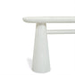 Baila Glossy Lacquer Console Table - Cream - Image 4