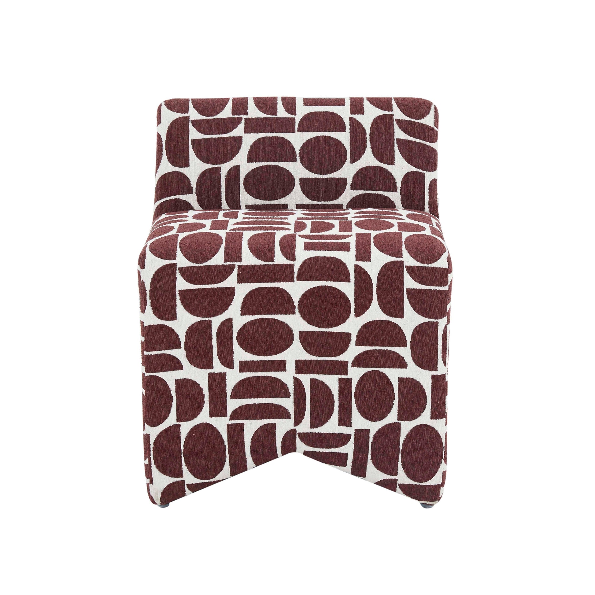 Pippa Accent Stool - Merlot - Image 3