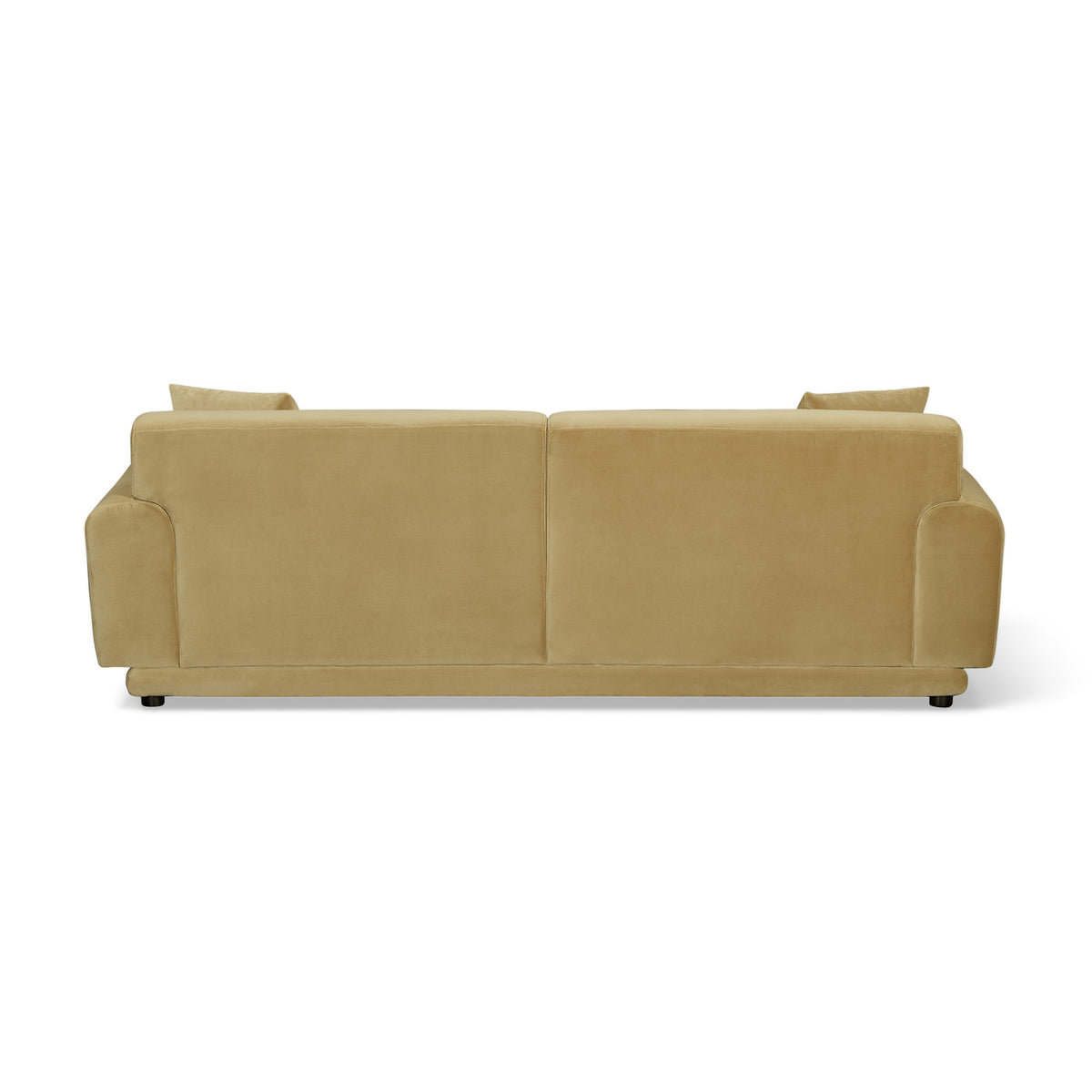 Louise 91" Performance Velvet Sofa - Camel - Image 5