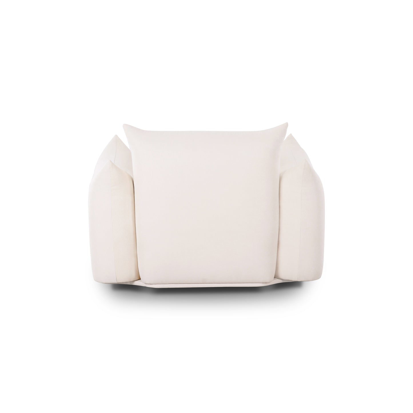Saint Tropez Stuffed Indoor/Outdoor Armchair - Cream - Image 5