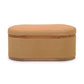 Olivier 41" Oval Storage Ottoman - Peach - Image 4