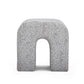 Desi Performance Fabric Ottoman - Black and White - Image 3