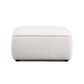 Travie Ottoman - White Sand - Image 2