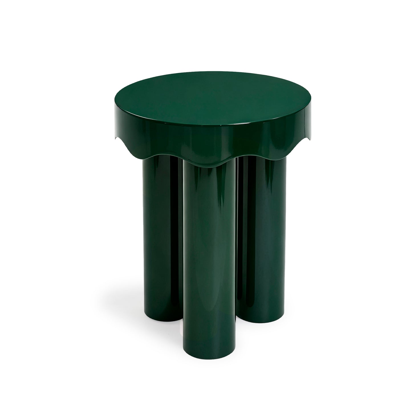 Casper High Gloss Nesting Side Table Set - Green - Image 2