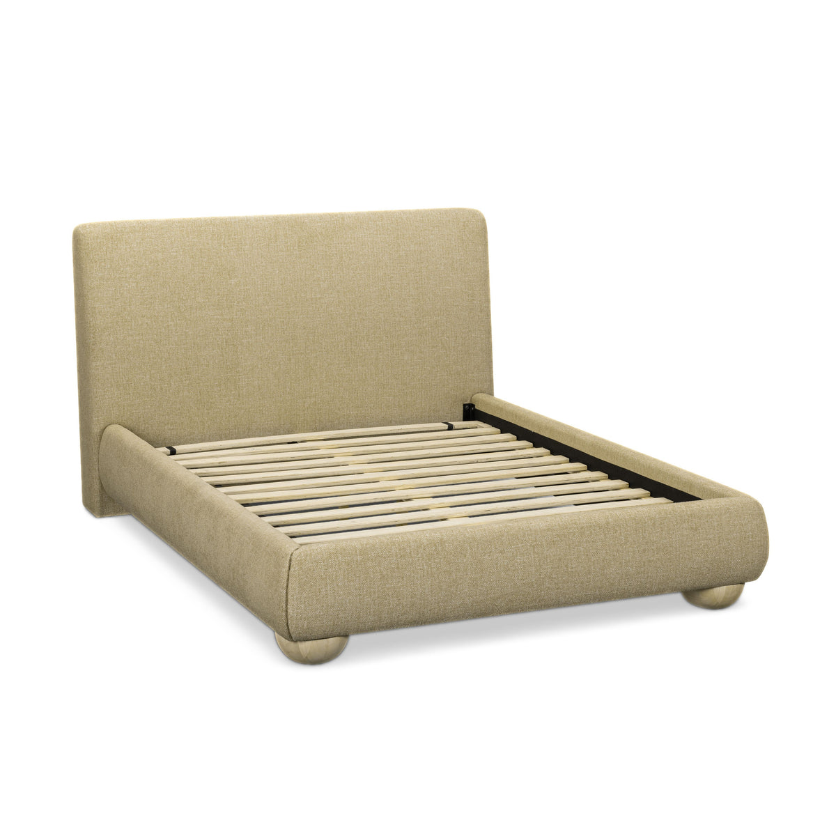 Rayne Textured Fabric Bed - Honey / Queen - Image 7