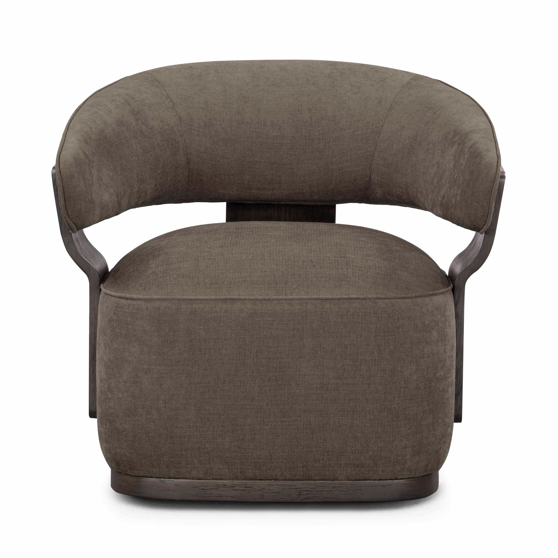 Madison Performance Swivel Accent Chair - Mink - Image 3