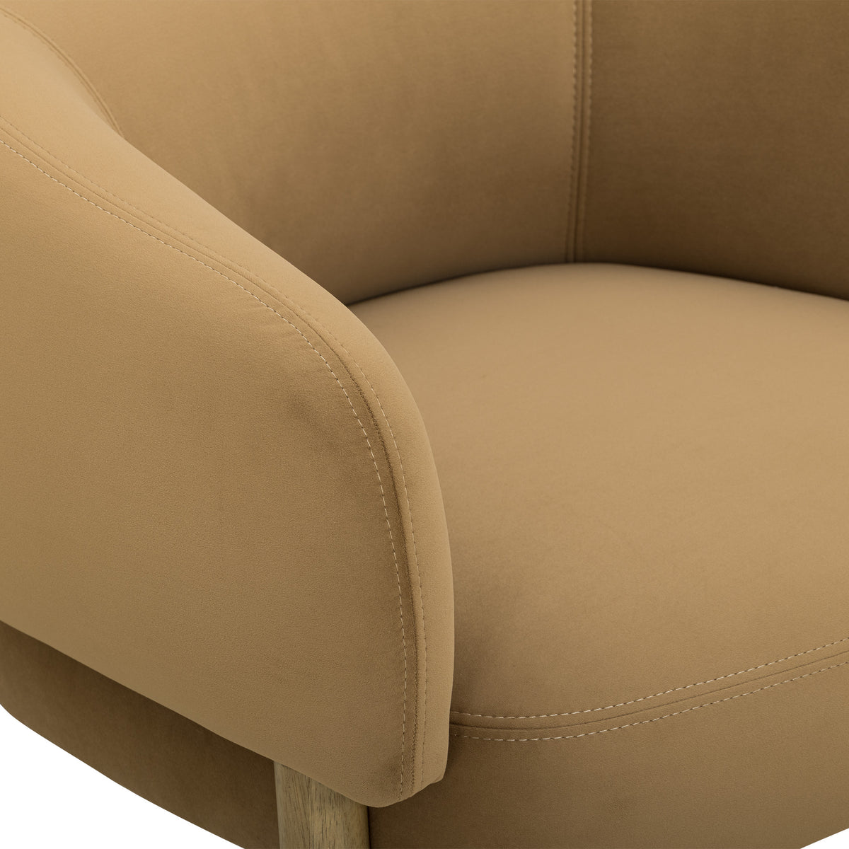 Foxy Performance Fabric Accent Chair - Camel - Image 6