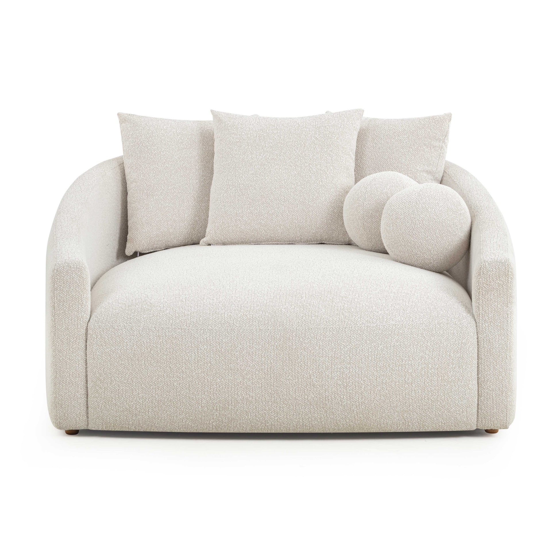 Hanim 54" Daybed - Cream - Image 3