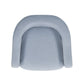 Florence Linen Accent Chair - Blue - Image 4