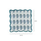 Crissy Cotton Canvas Printed Napkins - Set of 4 - Blue Cornflower - Image 6