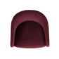 Seraphina Performance Velvet Dining Chair - Berry Red - Image 5
