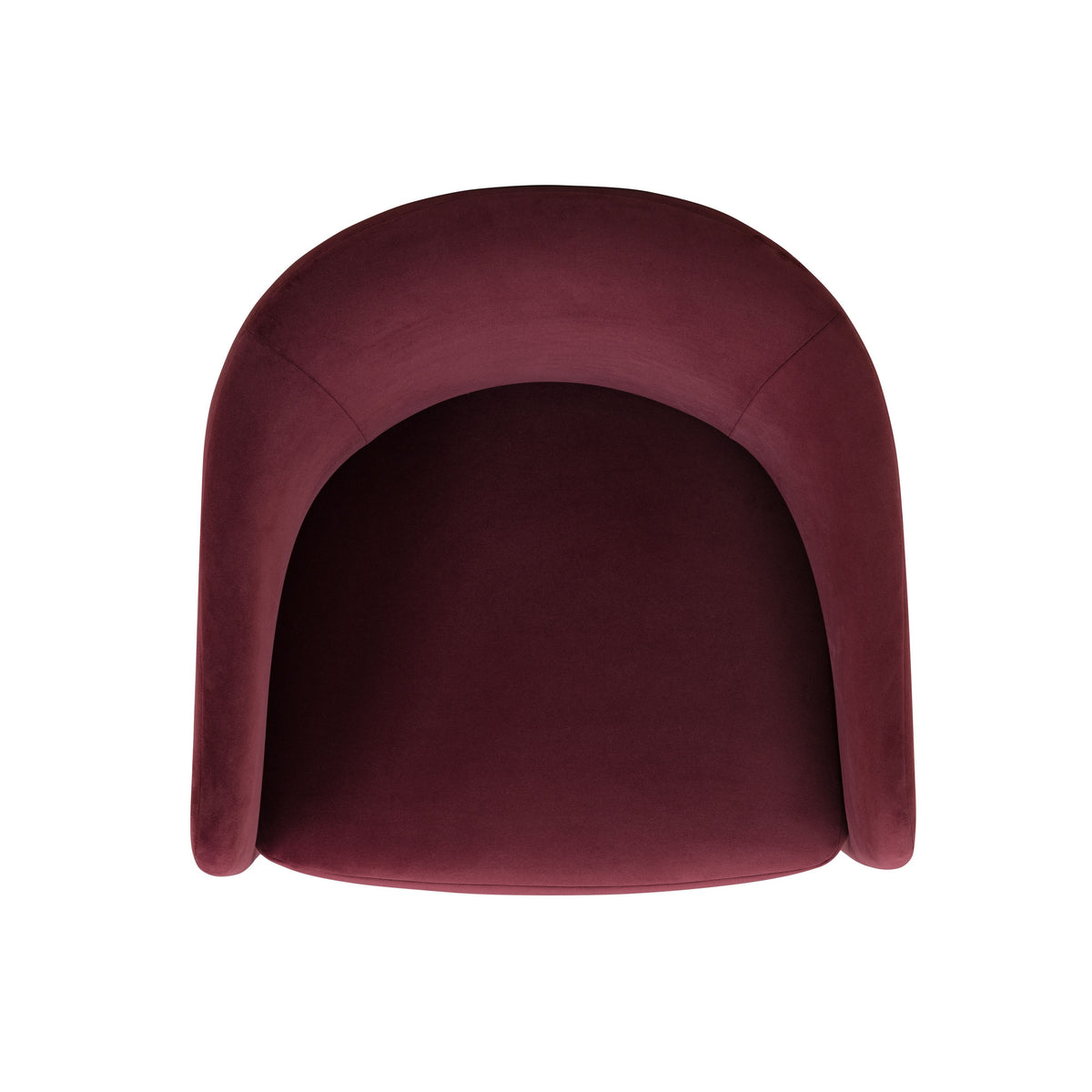 Seraphina Performance Velvet Dining Chair - Berry Red - Image 5