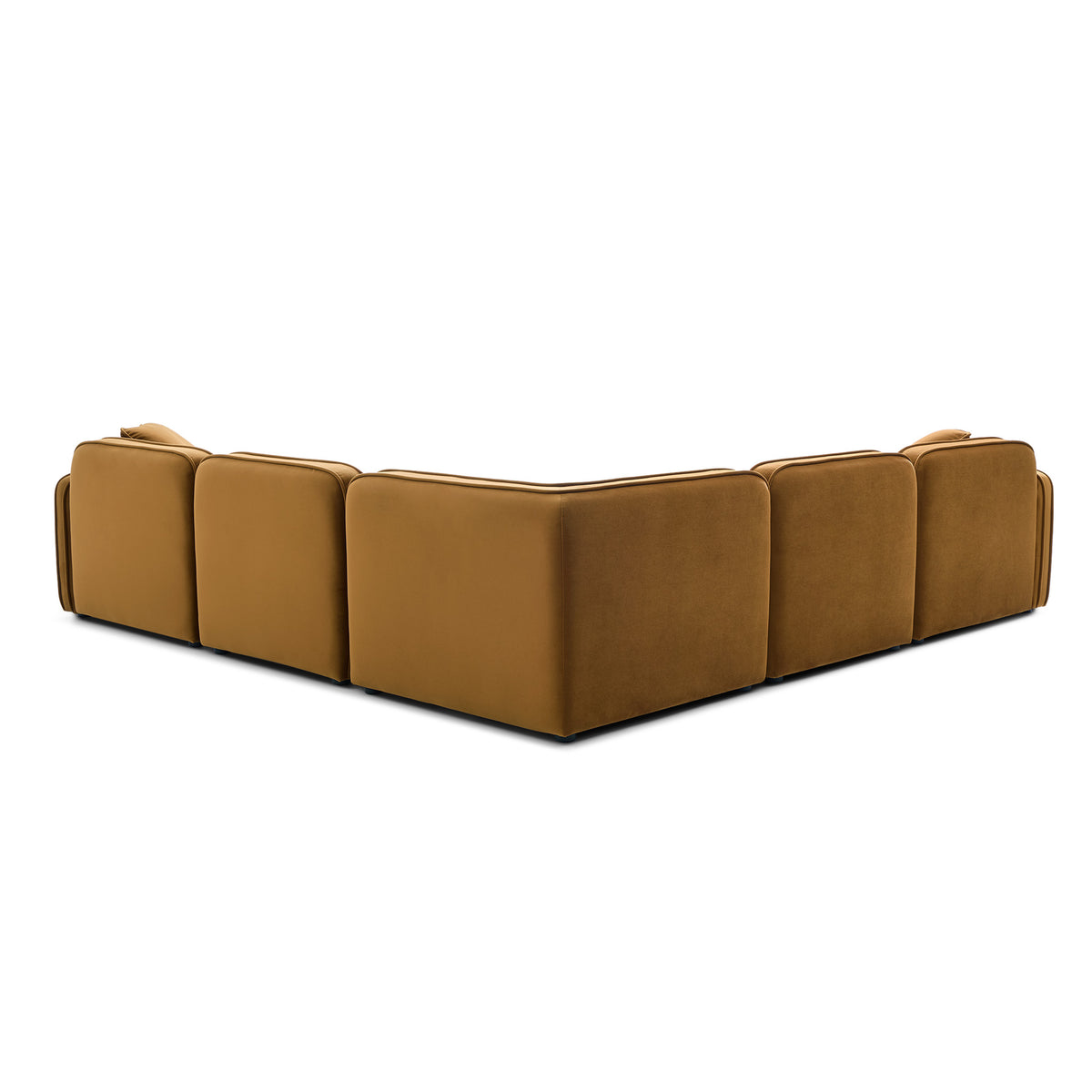 Travie 5-Piece Modular L-Sectional - Honey - Image 3