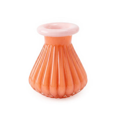 Shell Orange Glass Vase - Image 1