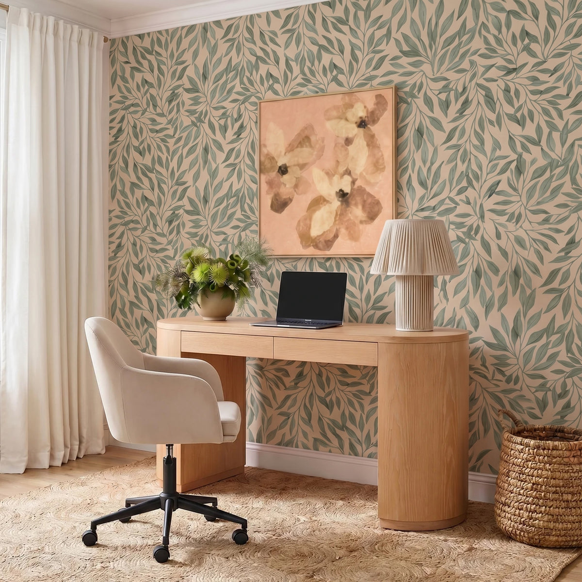 Sydney Office Desk Chair - Taupe - Image 2