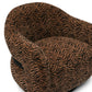 Salma Swivel Chair - Animal Print - Image 5