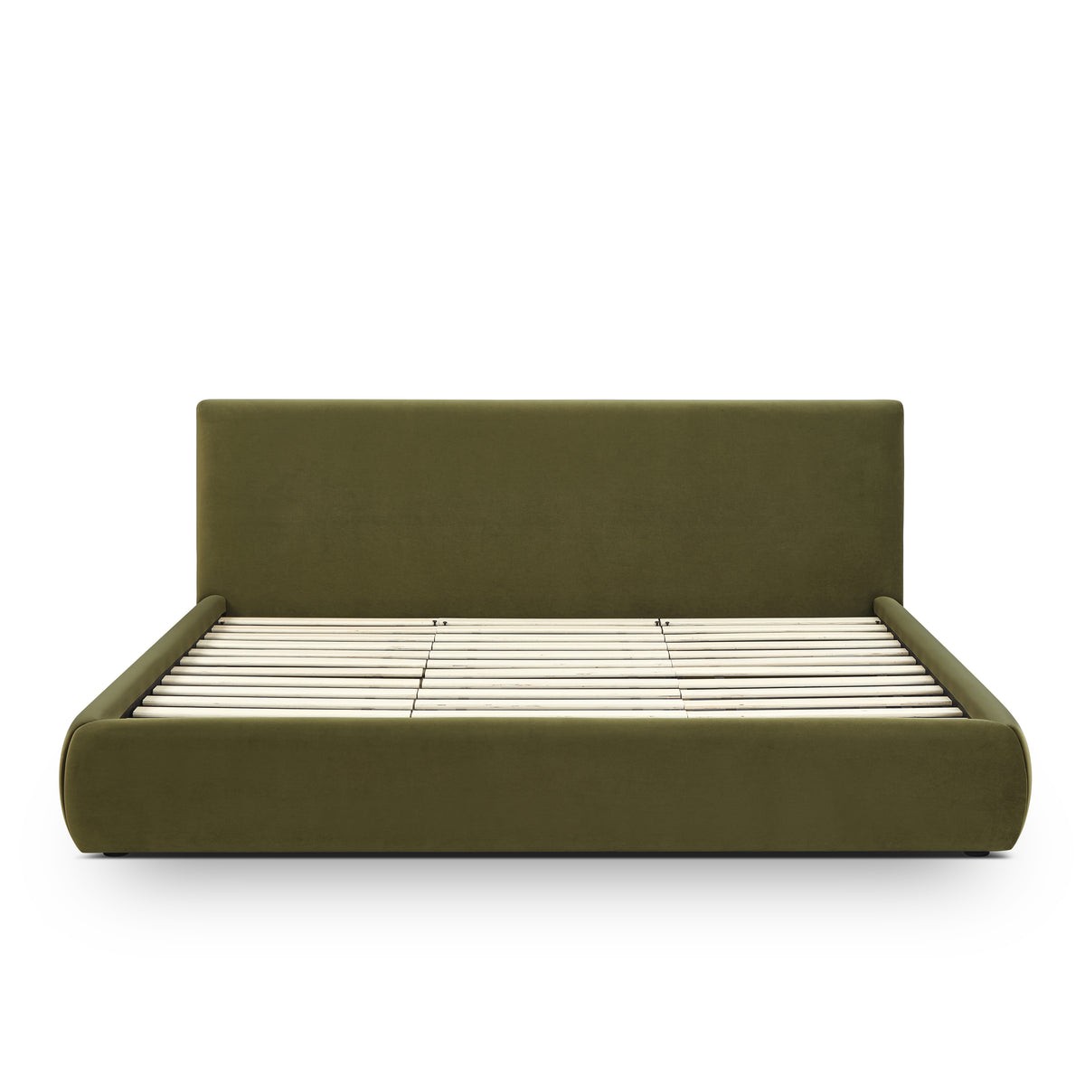 Isla Upholstered Bed - Green / King - Image 4
