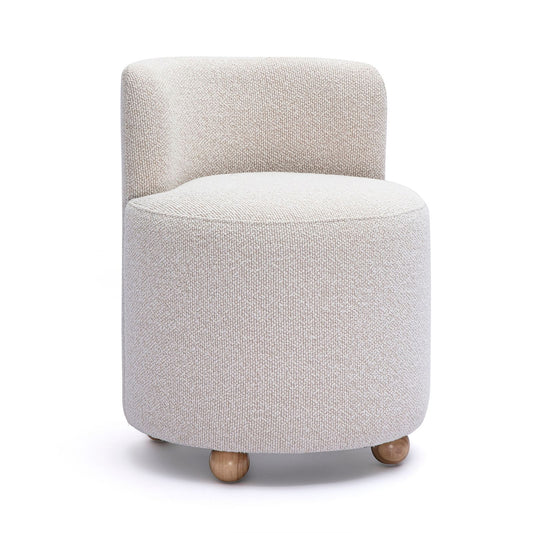 Hakuna Cream Performance Boucle Desk Chair - Image 1