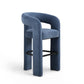 Malone Denim Blue Performance Fabric Bar Stool - Image 2