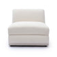 Perry Modular Armless Chair - Cream - Image 2