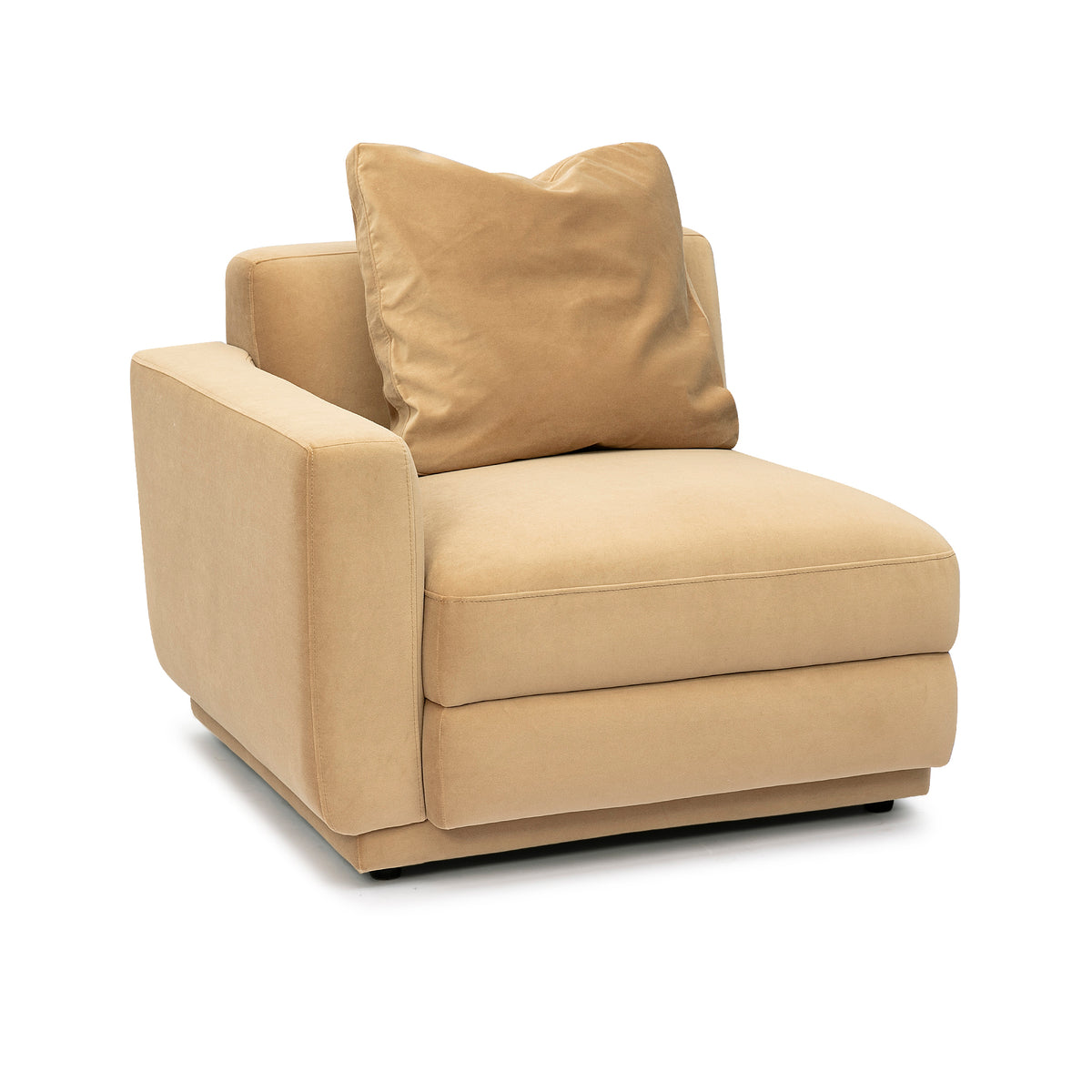 Perry Modular Corner Chair - Tan / LAF - Image 1