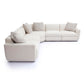Perry 5-Piece Modular L-Sectional - Cream - Image 3