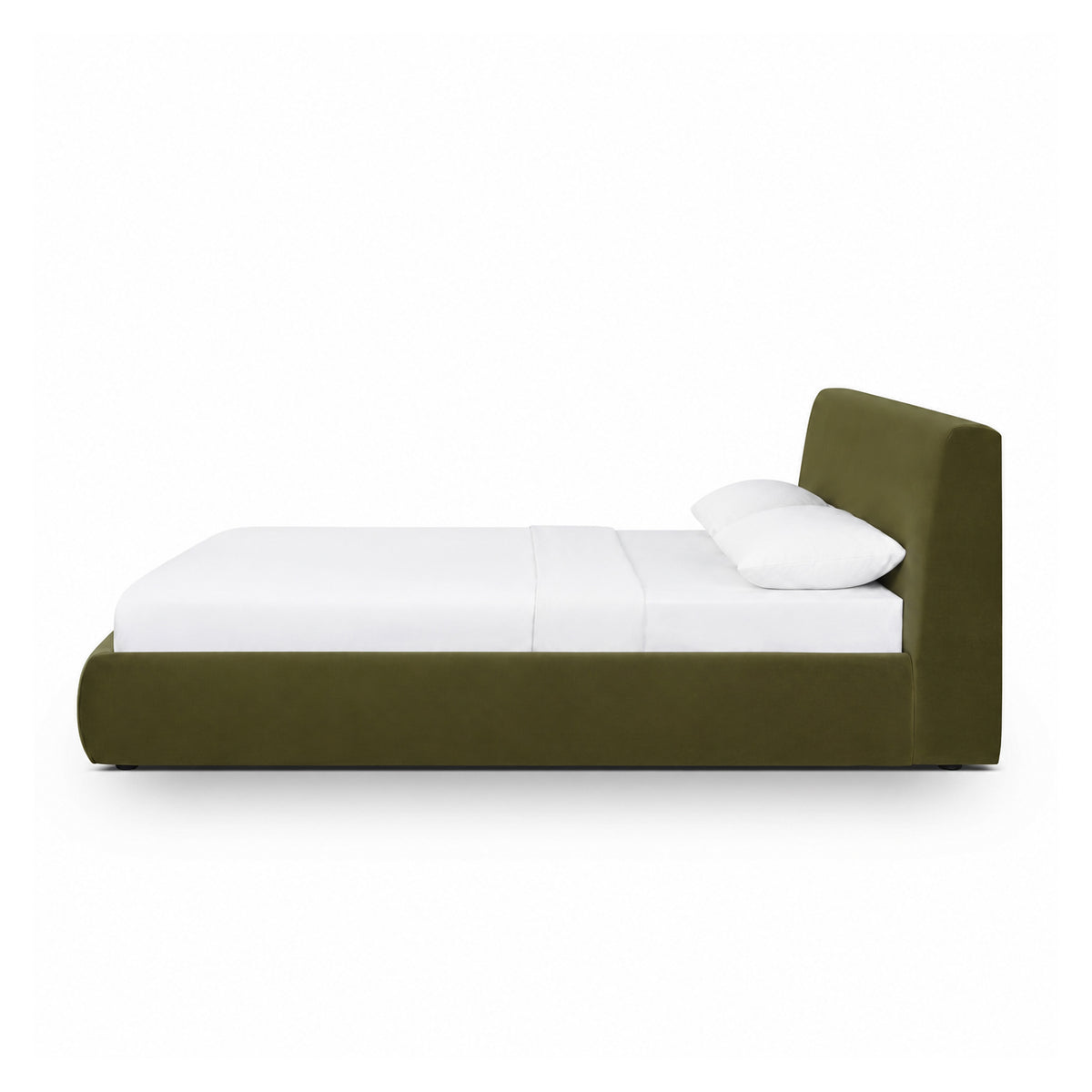 Isla Upholstered Bed - Green / King - Image 3