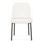 Sydney Performance Vegan Leather Dining Chair - Set of 2 - Cream - Image 3