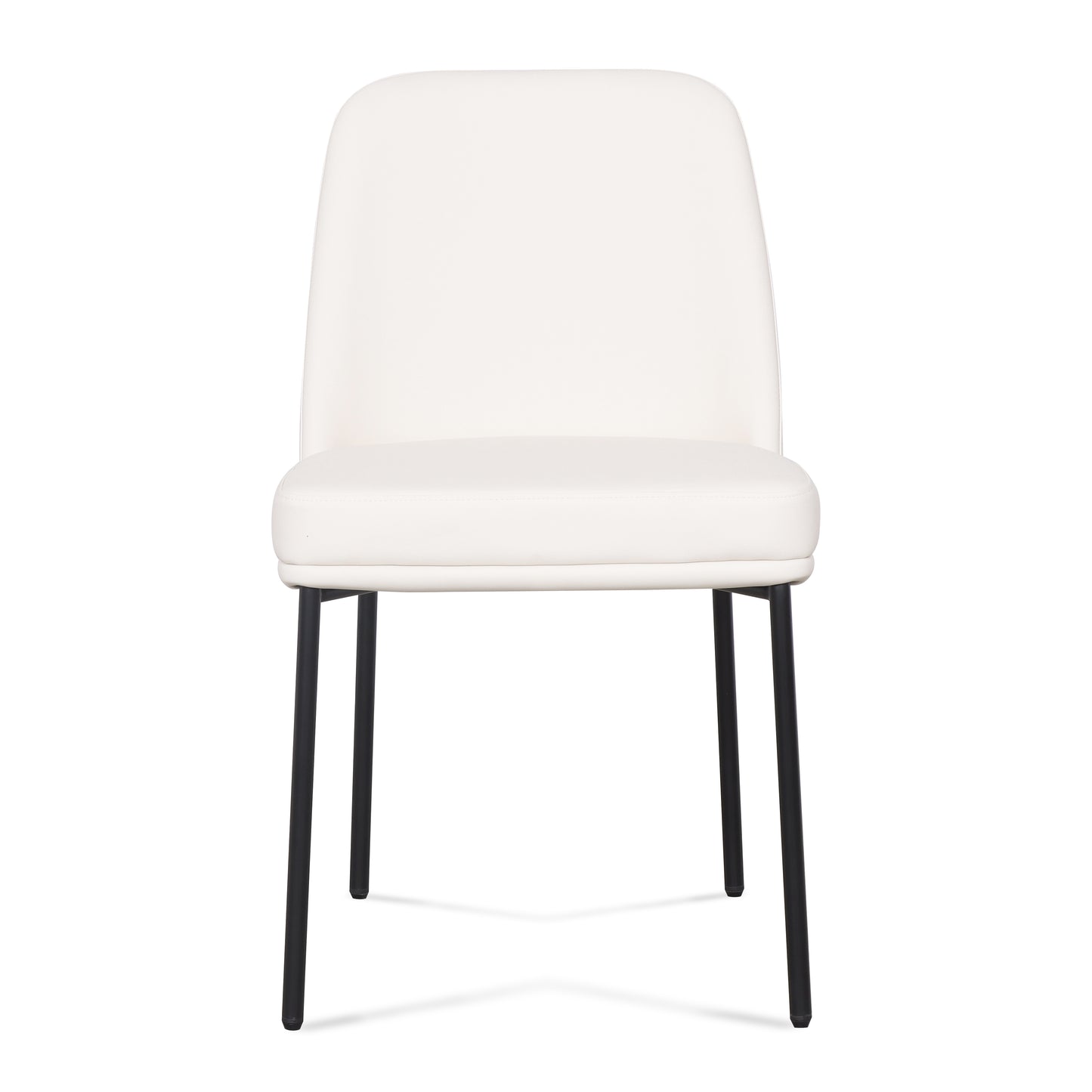 Sydney Performance Vegan Leather Dining Chair - Set of 2 - Cream - Image 3