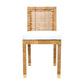 Amara Rattan Dining Chair - Cream - Image 4