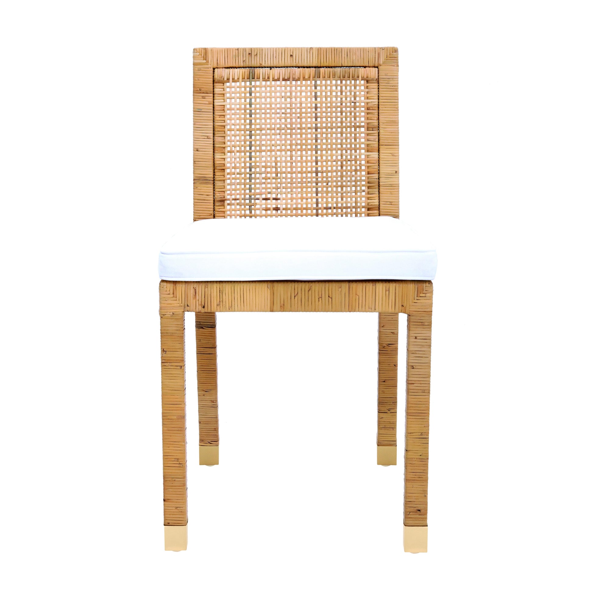 Amara Rattan Dining Chair - Cream - Image 4