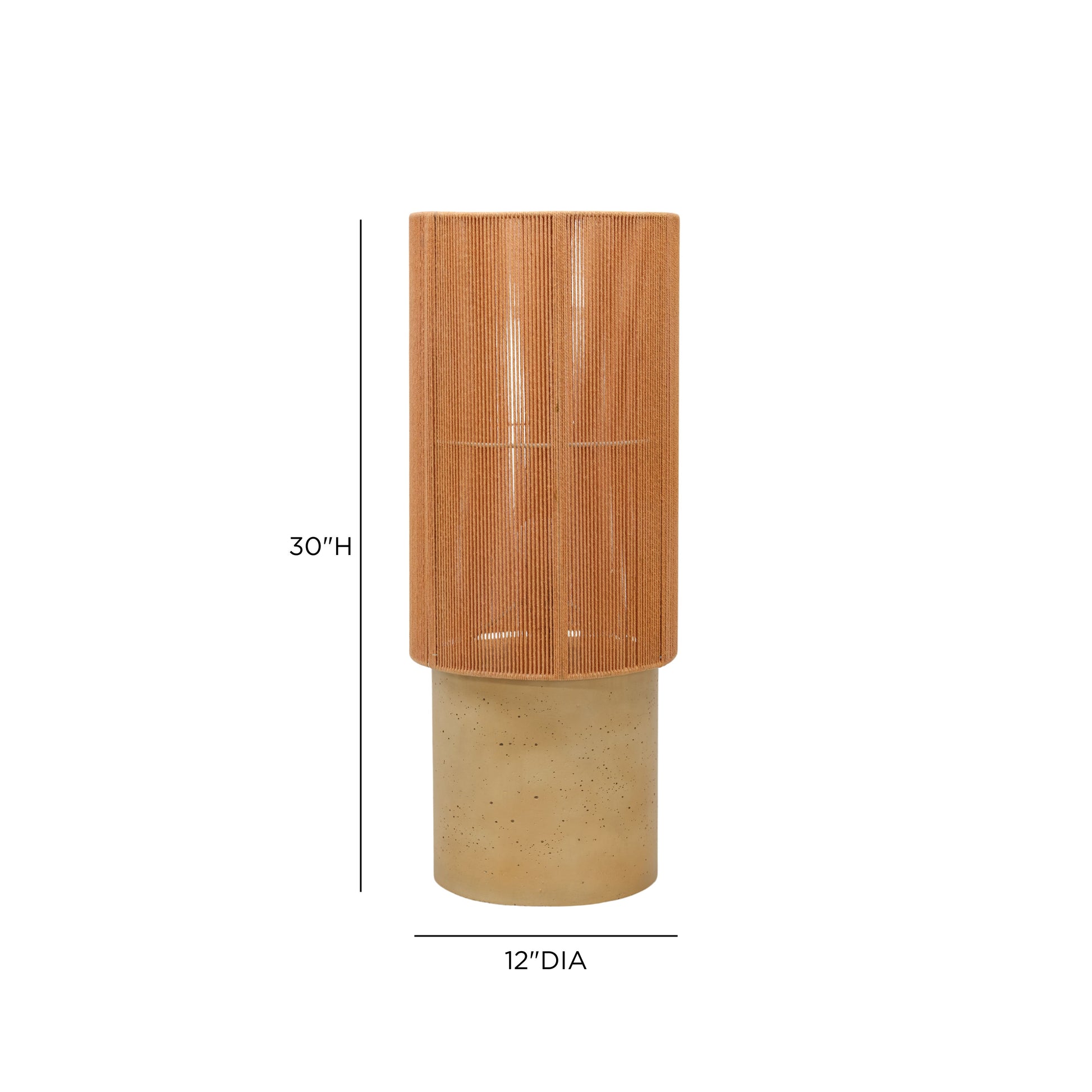 Mondada Concrete Table Lamp - Terracotta - Image 7