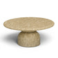 Cynthia 36" Light Emperador Faux Marble Indoor/Outdoor Coffee Table - Image 2