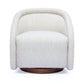 Clarke Cream Performance Boucle Swivel Accent Chair - Image 2