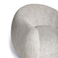 Judy Swivel Accent Chair - Black and White - Image 6