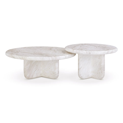 Juju 2-Piece Indoor/Outdoor Nesting Coffee Table Set