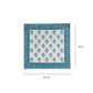Crissy Cotton Canvas Printed Napkins - Set of 4 - Blue Vintage Floral - Image 6