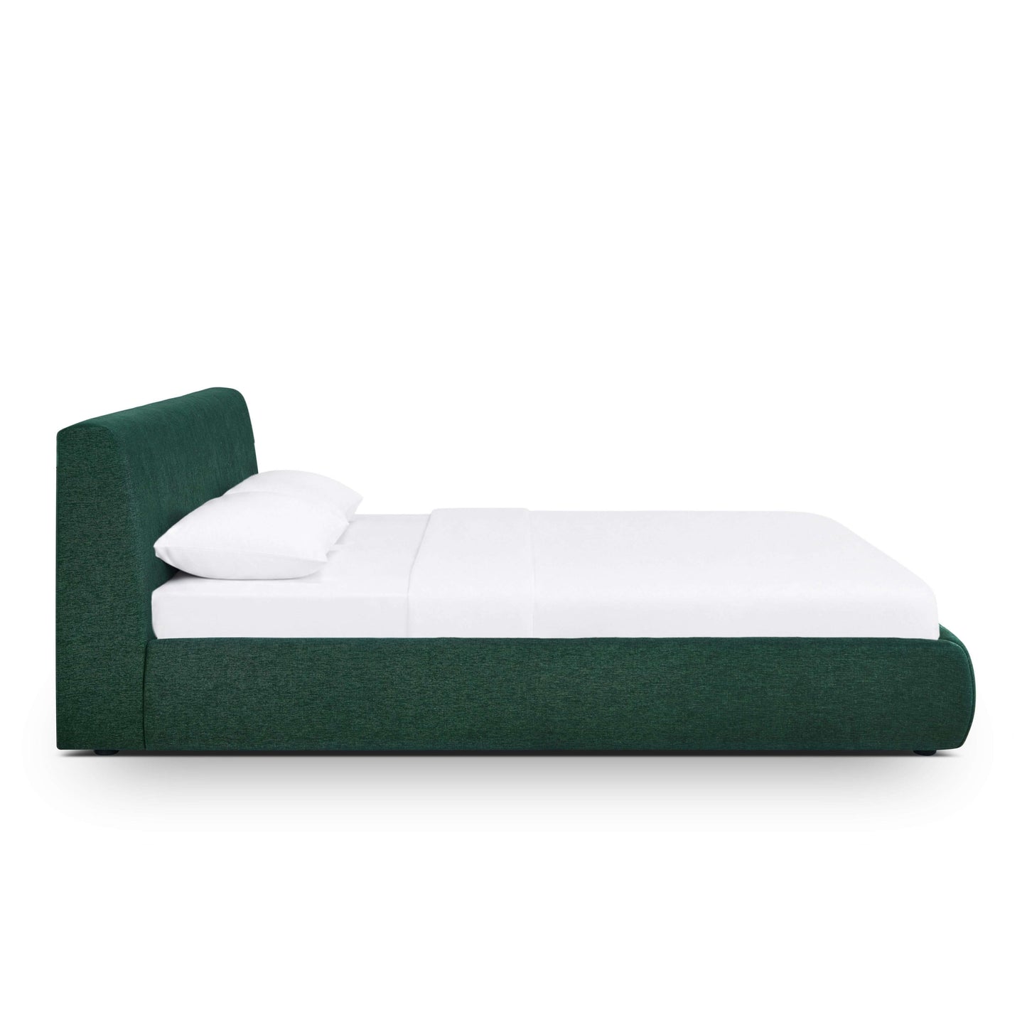 Isla Upholstered Bed - Forest Green / King - Image 3