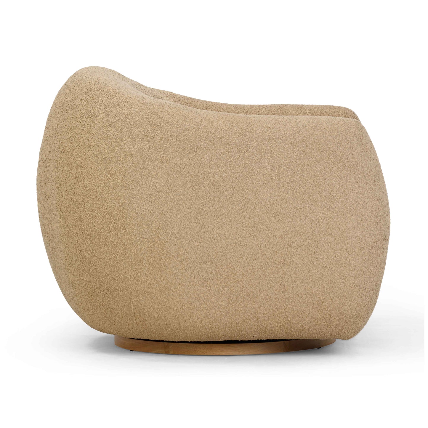 Judy Swivel Accent Chair - Honey - Image 4