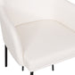 Sydney Performance Vegan Leather Armchair - Set of 2 - Cream - Image 4