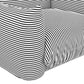 Saint Tropez Stuffed Indoor/Outdoor Armchair - Black - Image 5