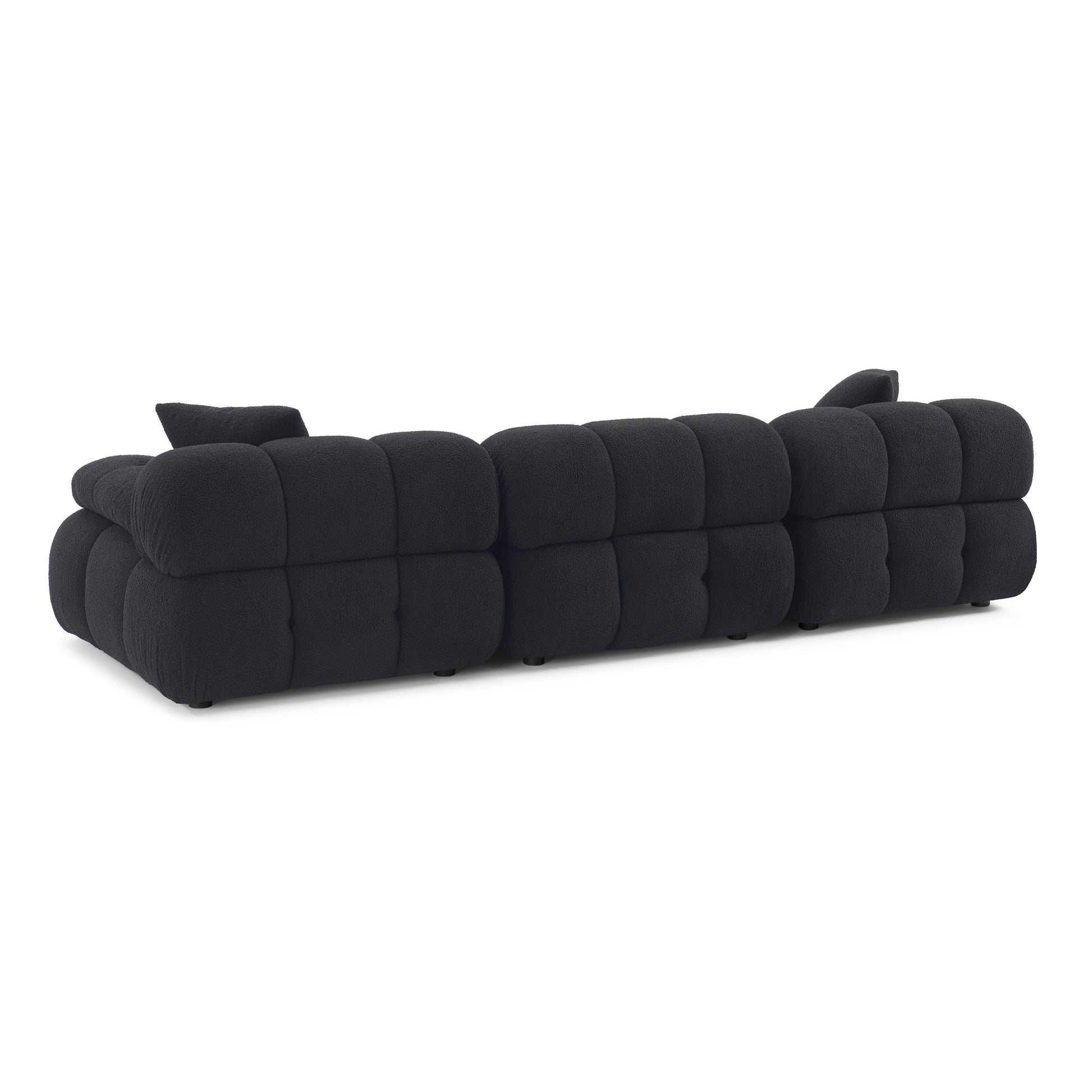 Calliope 118" Modular Sofa - Black - Image 4