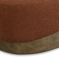 Domina Autumn Red Boucle Ottoman - Image 7
