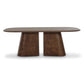 Gladyss 87" Burl Oval Dining Table - Brown - Image 3