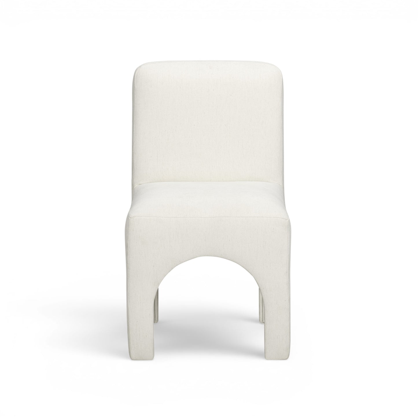 Tomlin Performance Chenille Dining Chair - Cream - Image 2