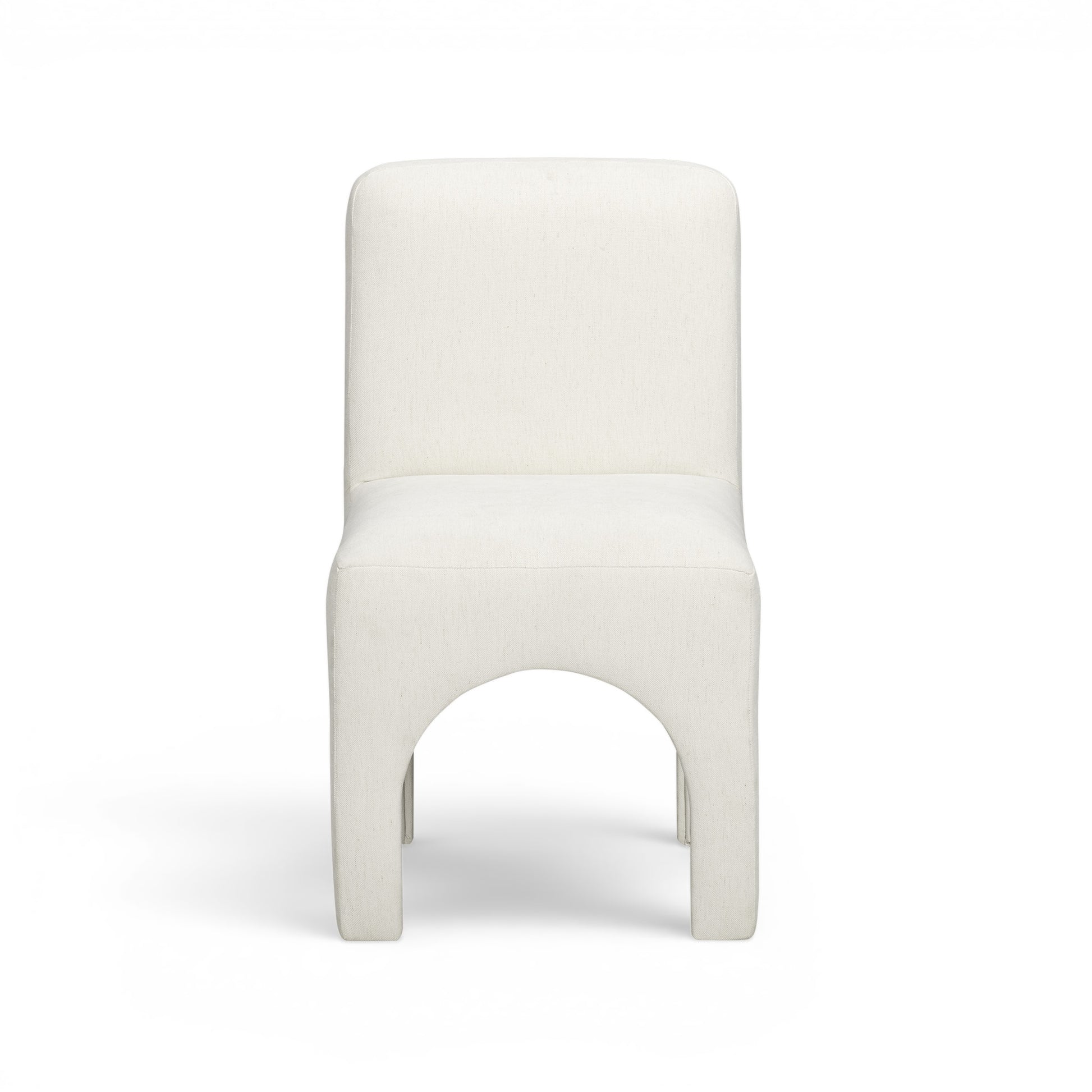 Tomlin Performance Chenille Dining Chair - Cream - Image 2