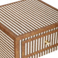 Kora 18" Cotton Jute 1-Drawer Contract-Grade Nightstand - Brown - Image 4