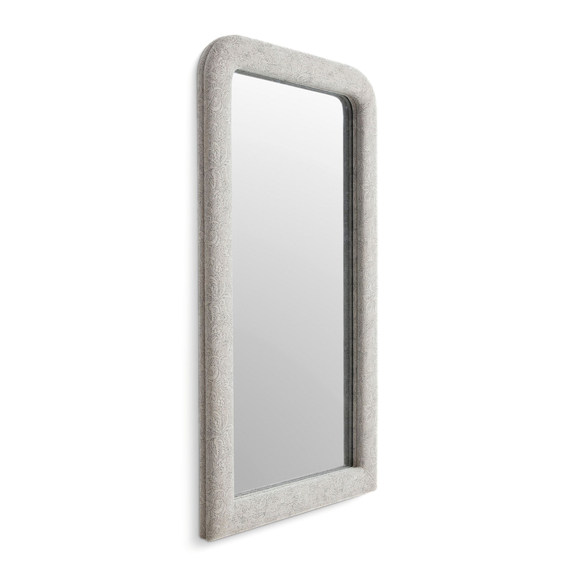 Heidi 43"X78" Upholstered Oversized Floor Mirror - Neutral Floral - Image 3